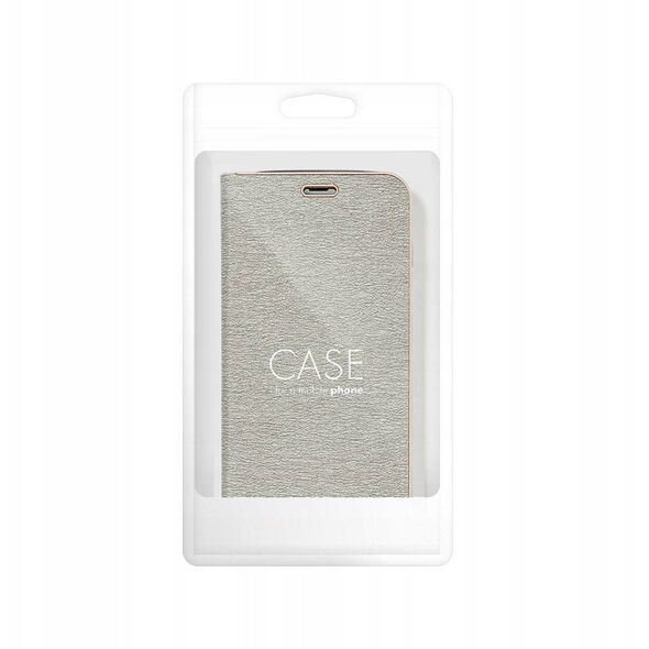 Θήκη LUNA Book Gold για XIAOMI Redmi 14C ασημί
