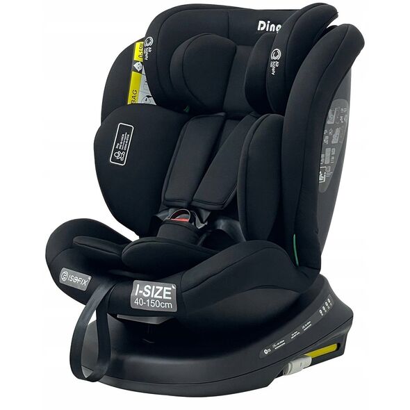 DING ΚΑΘΙΣΜΑ ΑΥΤΟΚΙΝΗΤΟΥ AIDEN GR 0/1/2/3 I-SIZE 40-150CM 360 ΜΟΙΡΕΣ ΠΕΡΙΣΤΡΟΦΗ BLACK 5420067903123