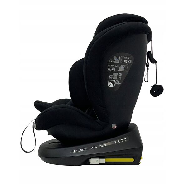 DING ΚΑΘΙΣΜΑ ΑΥΤΟΚΙΝΗΤΟΥ AIDEN GR 0/1/2/3 I-SIZE 40-150CM 360 ΜΟΙΡΕΣ ΠΕΡΙΣΤΡΟΦΗ BLACK 5420067903123