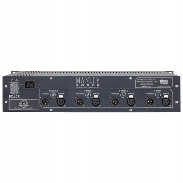 Manley FORCE - 4-kanałowy preamp mikrofonowy