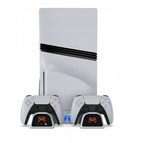 Βάση ψύξης και φόρτισης YAXO ARCTIC BREEZE NE για PS5/PS5 Slim/PS5 Pro Alpine White