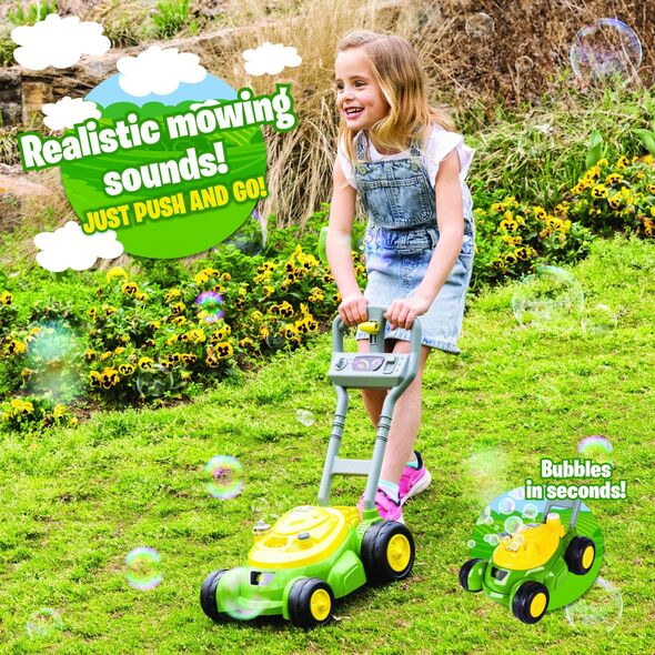 TOMY John Deere kosiarka z bańkami X320907 /2