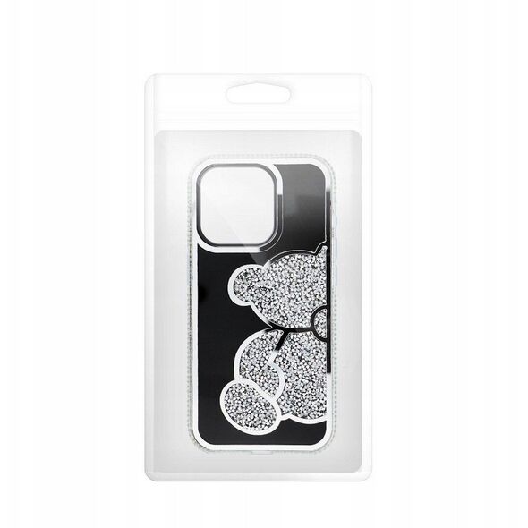 Θήκη TEDDY BEAR για SAMSUNG S25 ασημί