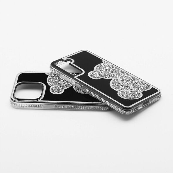 Θήκη TEDDY BEAR για SAMSUNG S25 ασημί