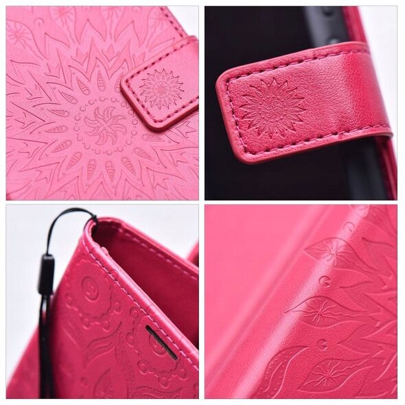 Θήκη MEZZO Book για SAMSUNG A36 5G mandala magenta