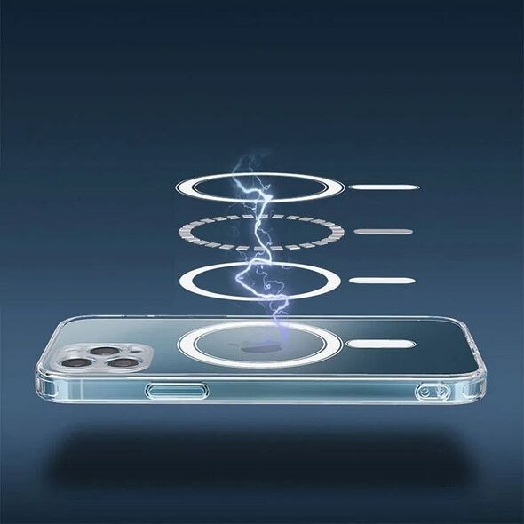 Διαφανής θήκη CLEAR MAG COVER συμβατή με MagSafe για SAMSUNG A36