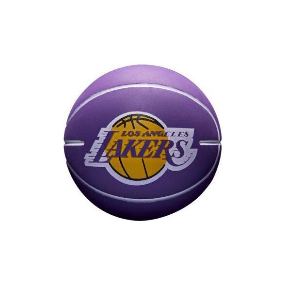 Wilson Wilson NBA Dribbler Los Angeles Lakers Mini Ball WTB1100PDQLAL Fioletowe One size