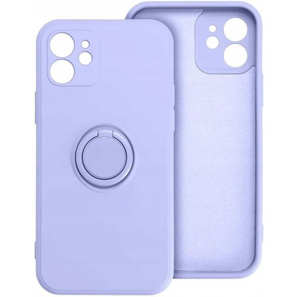 Θήκη SILICONE RING για XIAOMI Redmi Note 14 4G (GLOBAL - 164,84mm x 78,15mm x 8,16mm) μωβ