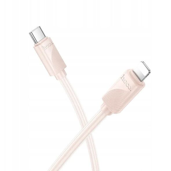 Καλώδιο USB C σε Lightning HOCO PD 27W 1 m X114 ροζ