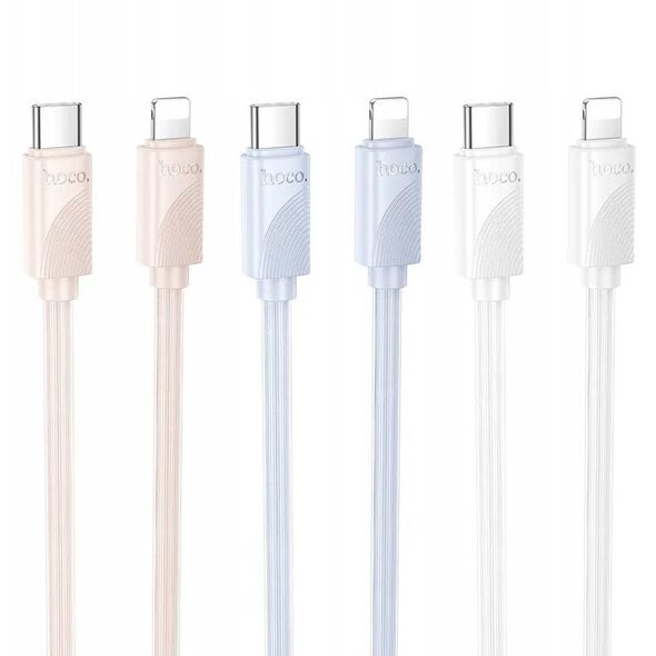 Καλώδιο USB C σε Lightning HOCO PD 27W 1 m X114 ροζ