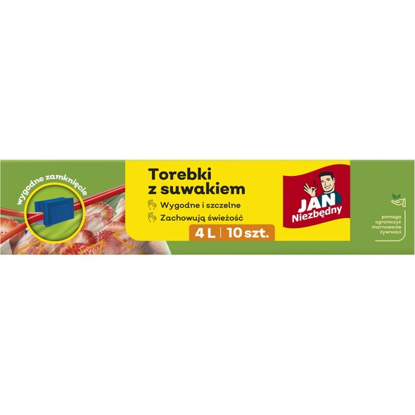 Τσάντες με φερμουάρ 4L - 10 τεμάχια JAN NIEZBĘDNY