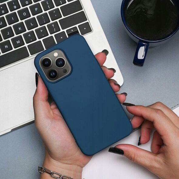 Θήκη σιλικόνης για XIAOMI Redmi Note 14 5G μπλε