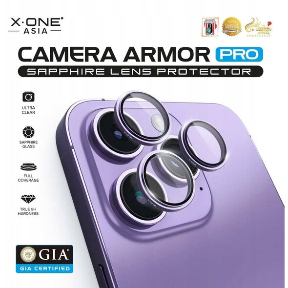 Ζαφειρένιο γυαλί X-One για φακό κάμερας Camera Armor Pro - για iPhone 16e (SE 4 2025)