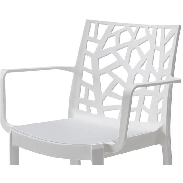 Καρέκλα κήπου Matrix Armchair λευκή 8003723003534