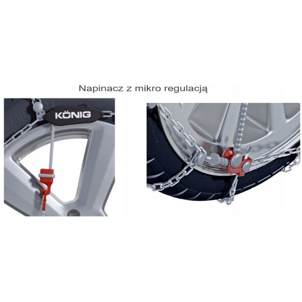 Αλυσίδα χιονιού KÖNIG XG-12 PRO STR. 265
