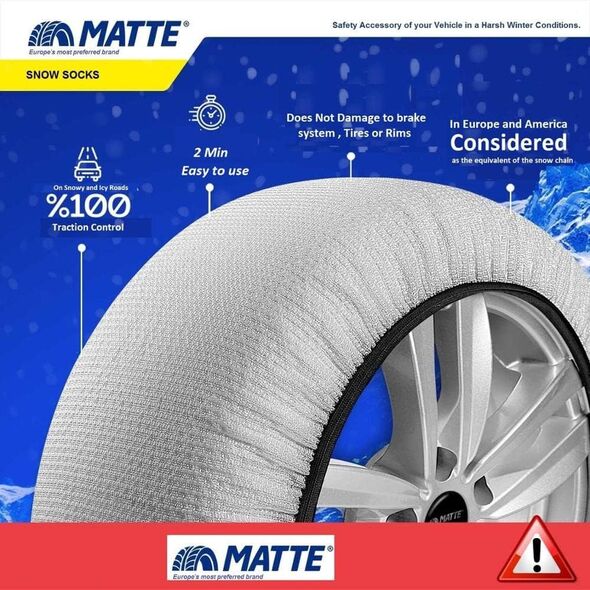 MATTE Super-X Κάλτσες Χιονιού - XL