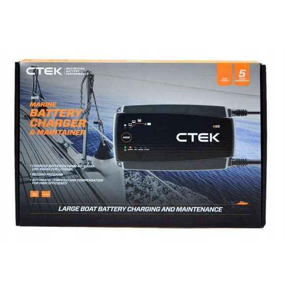 Φορτιστής παλμών για μπαταρίες CTEK M25 12V 25A Marine (40-201)