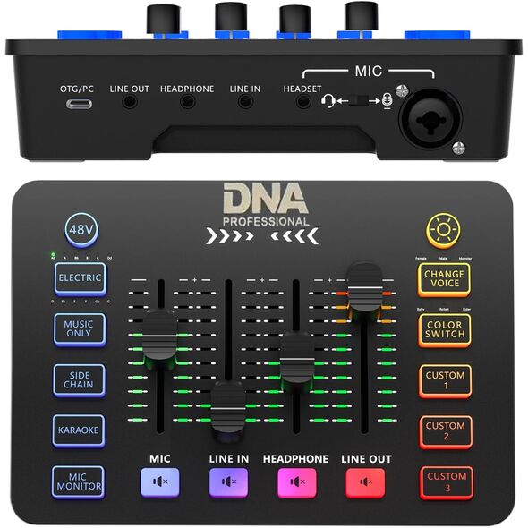 DNA SC ONE αναλογική μίξερ ήχου 2 κανάλια USB-C