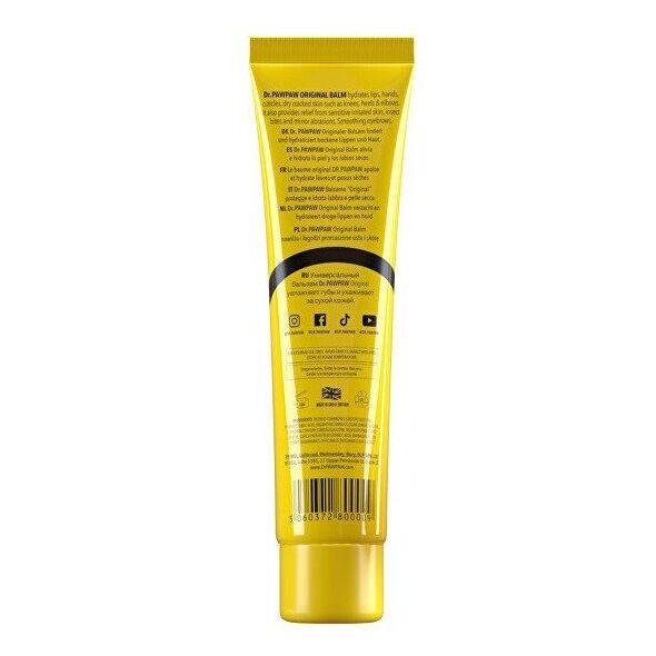 Πολυχρηστικό βάλσαμο χειλιών DR. PAWPAW, Original, 25 ml
