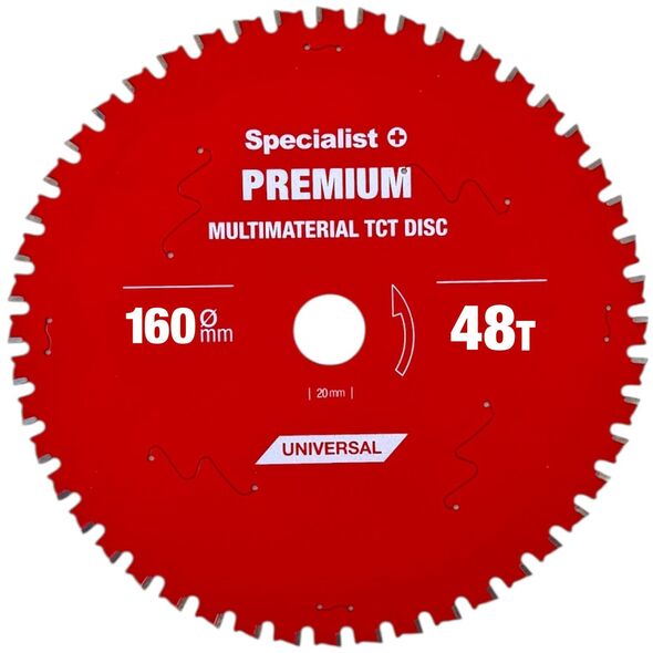 Δίσκος κοπής 160x48Tx20mm, Πολυϋλικό PREMIUM, SPECIALIST+