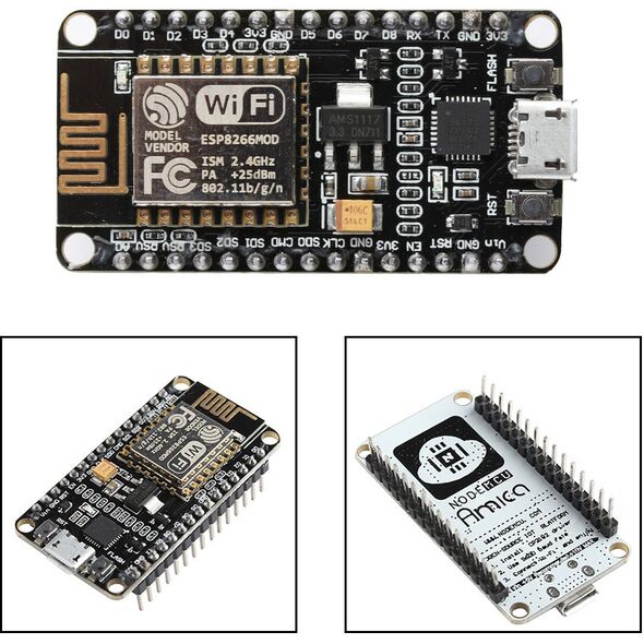 Ανοιχτή πλατφόρμα WiFi μονάδα ESP-12E + NodeMCU v2, 4MB