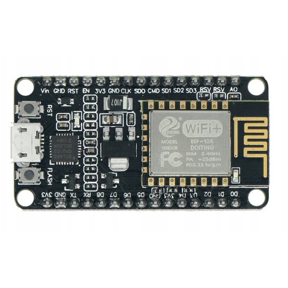 Ανοιχτή πλατφόρμα WiFi μονάδα ESP-12E + NodeMCU v2, 4MB