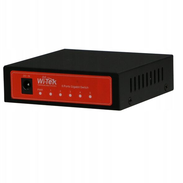 Wi-Tek WI-SG105 μη διαχειριζόμενος Gigabit Ethernet (10/100/1000) Μαύρο, Πορτοκαλί