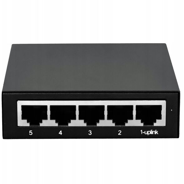 Wi-Tek WI-SG105 μη διαχειριζόμενος Gigabit Ethernet (10/100/1000) Μαύρο, Πορτοκαλί