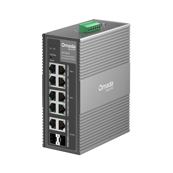 Διακόπτης PoE 10 Θυρών Gigabit Βιομηχανικός Easy Mgd TP-LINK Omada IES210GPP