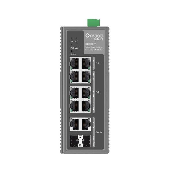 Διακόπτης PoE 10 Θυρών Gigabit Βιομηχανικός Easy Mgd TP-LINK Omada IES210GPP