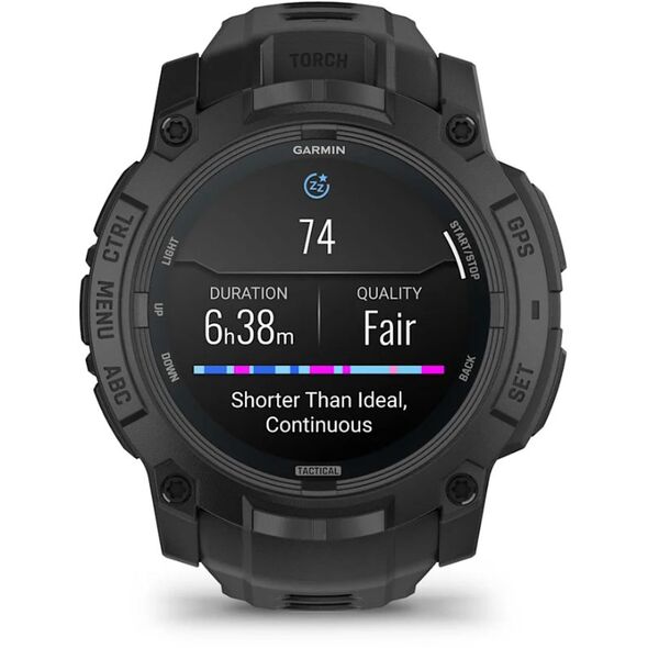 Garmin Instinct 3 AMOLED 50 mm Tactical Edition Μαύρο
