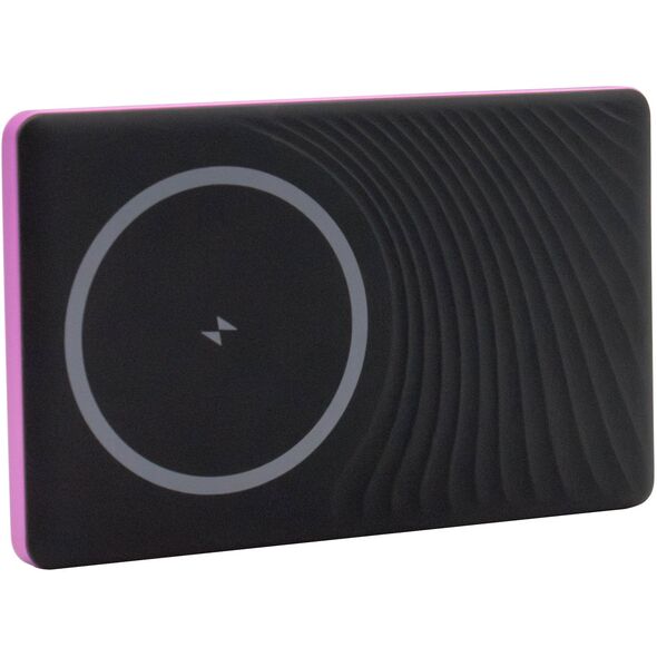 RealPower PB-5000 MAG 5000 mAh Ασύρματη φόρτιση Ροζ