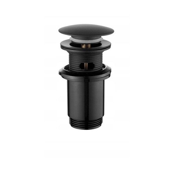 Invena ορειχάλκινο πώμα click-clack, μαύρο SC-B1-174-V