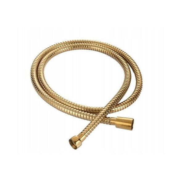 Invena σωλήνας ντους 150 cm Glamour, χρυσός AW-05-150-S