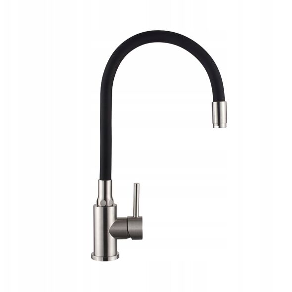 Μπαταρία κουζίνας Invena Silva, inox/czarny BZ-86-043-L