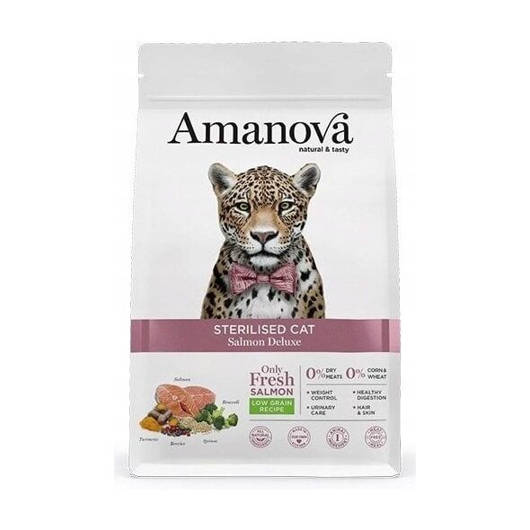 Amanova Cat Adult Salmon Deluxe - σολομός 6kg
