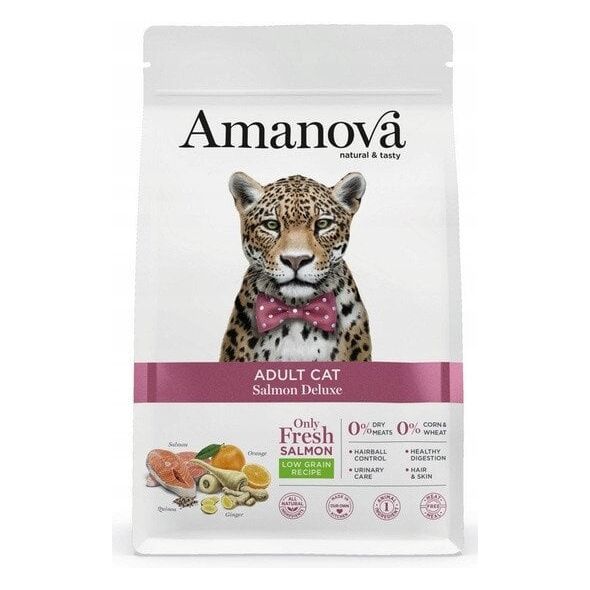 Amanova Cat Sterilised Salmon Deluxe - σολομός 6kg