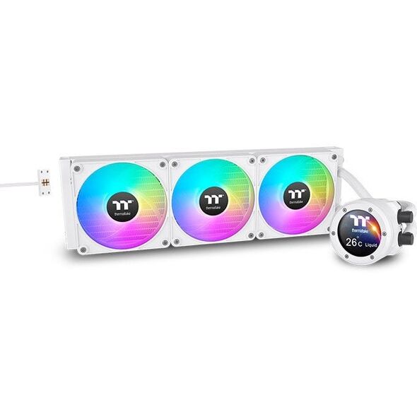 K Thermaltake Υδρόψυξη Thermaltake TH420 V2 Ultra EX ARGB Sync All-In-One Liquid Cooler - Snow Edition
