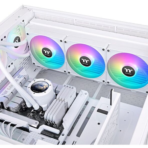 K Thermaltake Υδρόψυξη Thermaltake TH420 V2 Ultra EX ARGB Sync All-In-One Liquid Cooler - Snow Edition