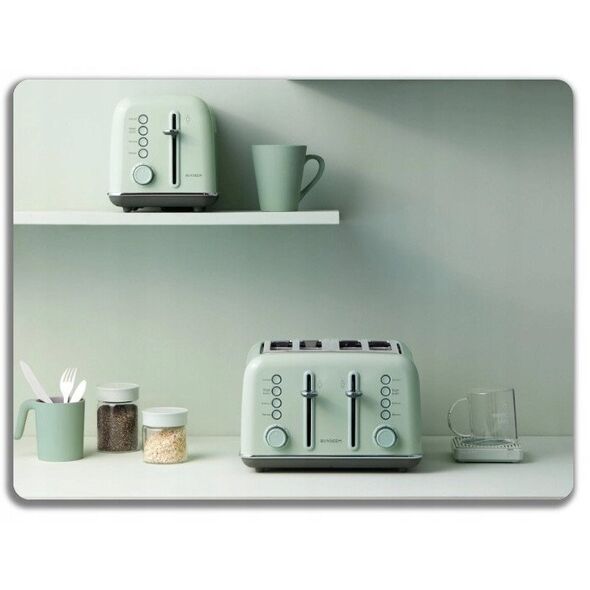 BUYDEEM Τοστιέρα για 4 φέτες, μοντέλο DT640E, χρώμα Cozy Greenish, EU