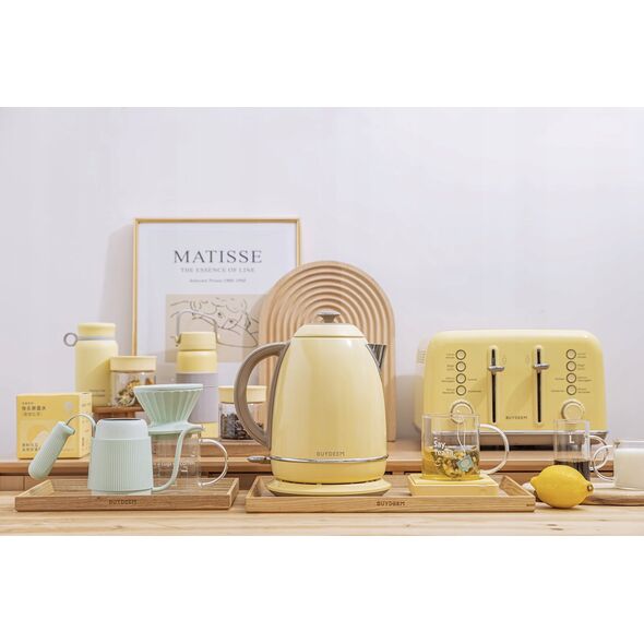 Ηλεκτρικός Βραστήρας BUYDEEM, μοντέλο K640, χρώμα Mellow Yellow, EU