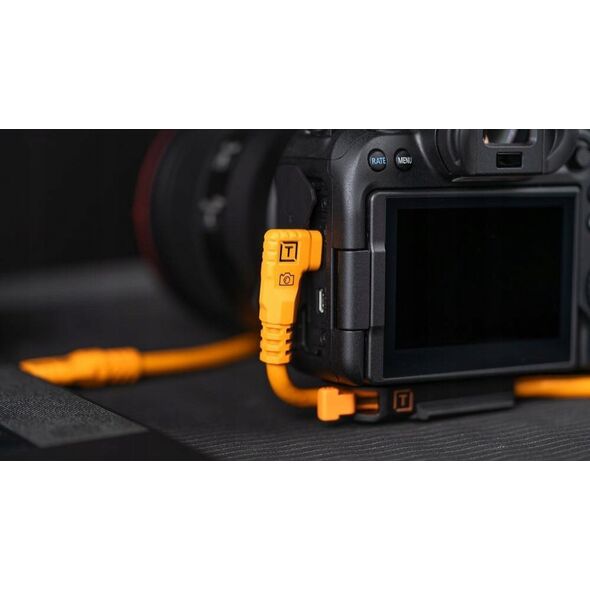 Tether Tools TetherPro USB-C Optima 10G δεξιά πορτοκαλί 1,8m