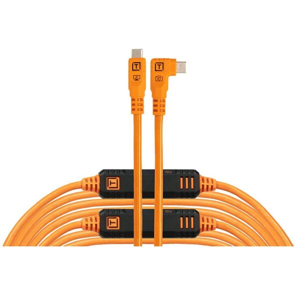 Tether Tools LeverLock&Cable Kit Optima 10G δεξιά πορτοκαλί 9,2m