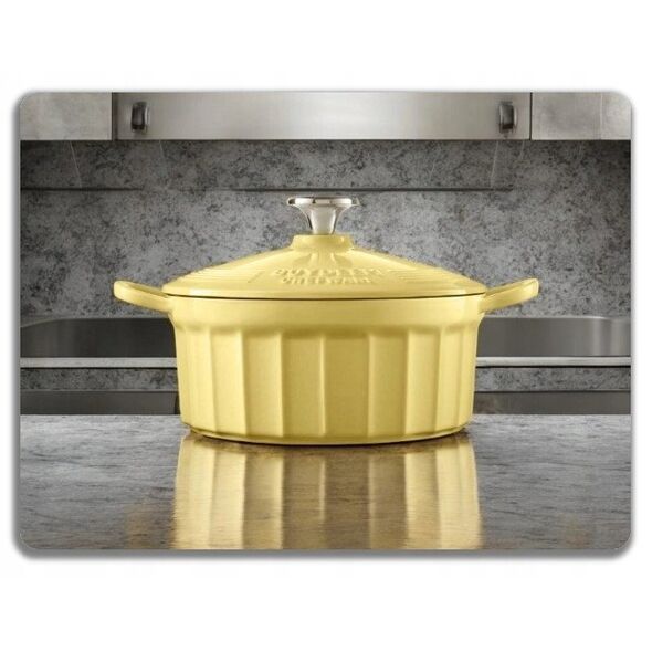 Σμάλτο χυτοσίδηρο BUYDEEM 2,9L, μοντέλο CP521, χρώμα Mellow Yellow