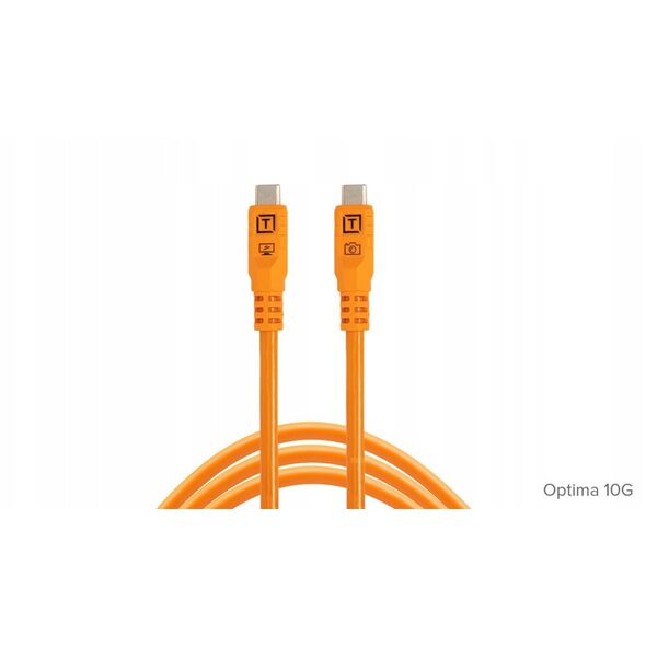 Tether Tools TetherPro USB-C Optima 10G ευθεία πορτοκαλί 1,8m