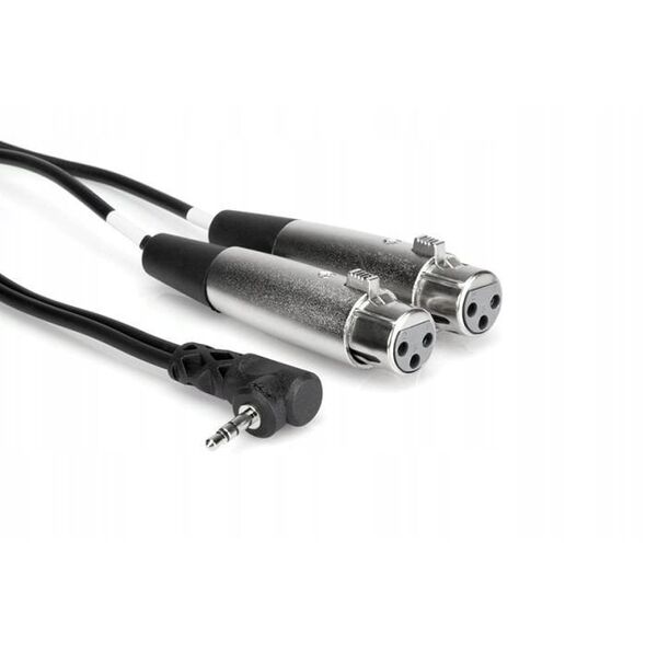 Hosa - Kabel TRS R 3.5mm - 2 x XLRf 0.6m