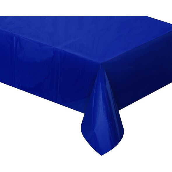 GoDan Obrus foliowy, metaliczny niebieski 137x183cm