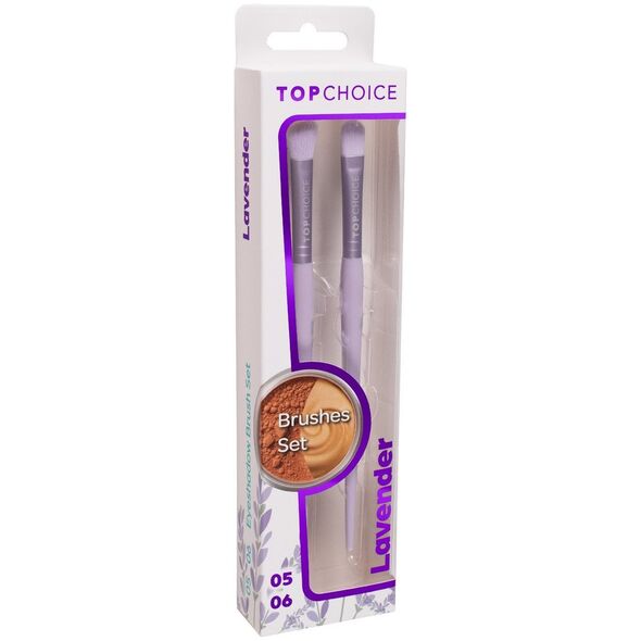 Top Choice Pędzelki do cieni lavender 05 i 06 2 szt