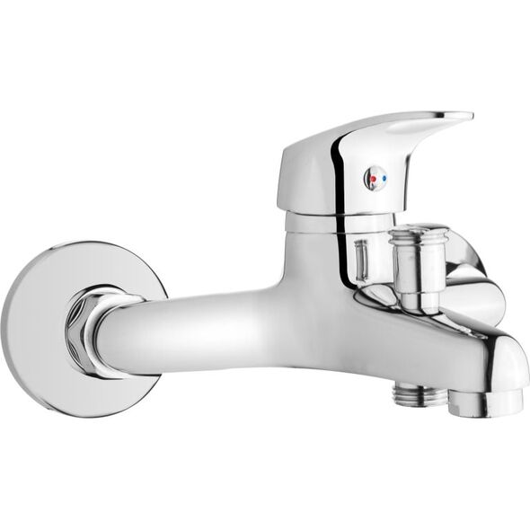 Bateria wannowa Invena Ava New ścienna chrom (BW-06-001-X)