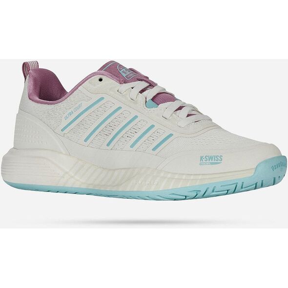 Παπούτσια padel για γυναίκες K-SWISS ULTRA COURT PADEL λευκό/λιλά EU40